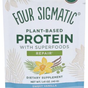 FOUR SIGMATIC: Sweet Vanilla Protein Powder, 1.41 oz