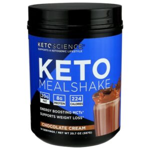 KETO SCIENCE: Chocolate Cream Mealshake, 20.7 oz