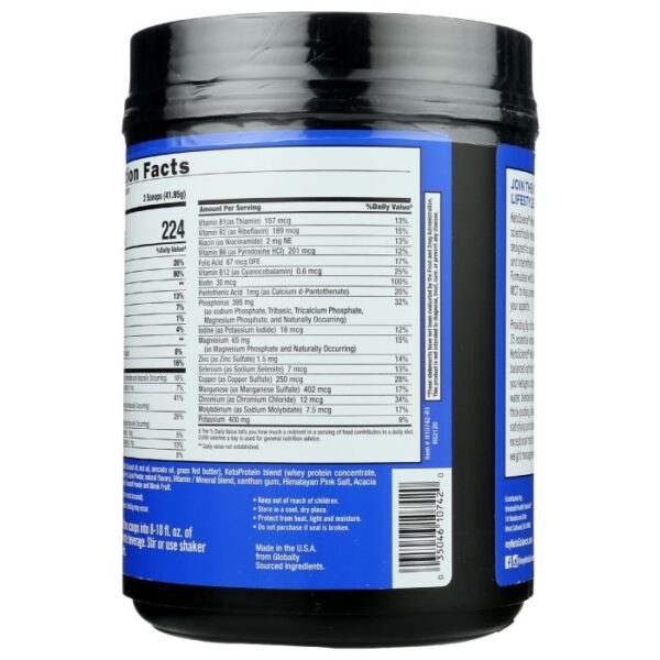 KETO SCIENCE: Chocolate Cream Mealshake, 20.7 oz - Image 2