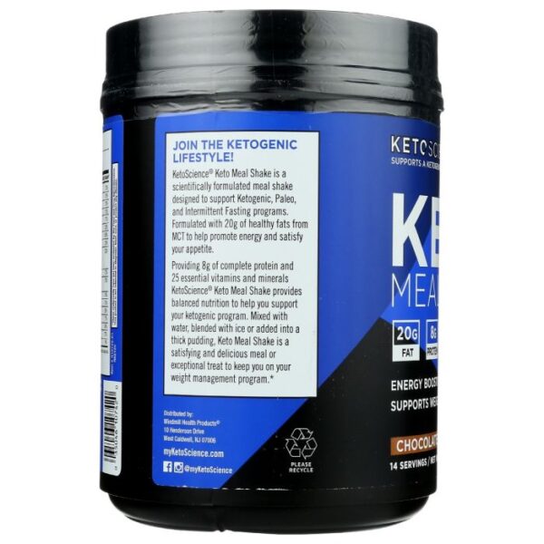 KETO SCIENCE: Chocolate Cream Mealshake, 20.7 oz - Image 4